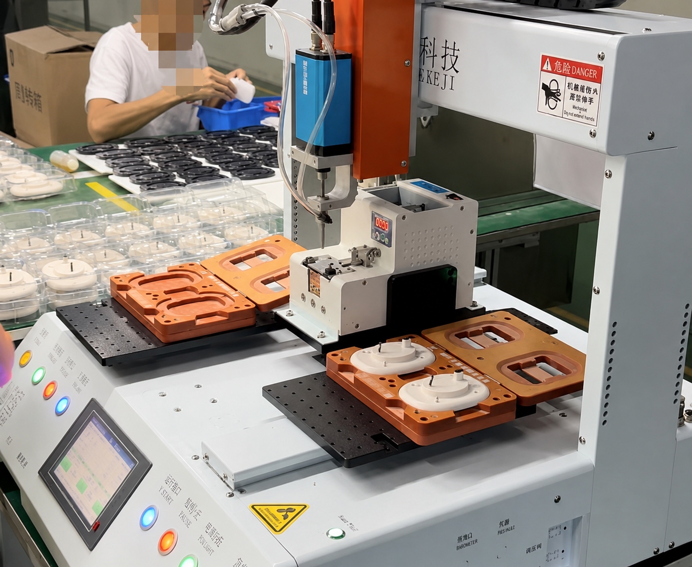 Manufacturing equipment used for audio product engineering review